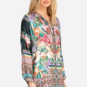 Out of Stock Johnny Was ALL SILK BETHIA BLOUSE
